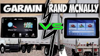 Video Review Comparing The Rand Mcnally Gps And Garmin Gps For Truckers 2023