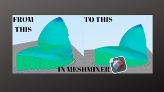 how to fix a broken print in meshmixer