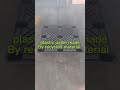 Plastic pallet made by recycled PP material