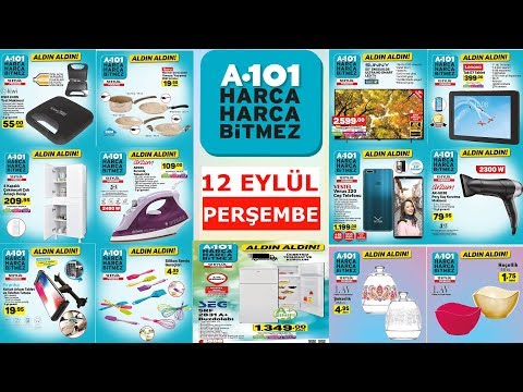 A101 12 EYLÜL 2019 | A101 MUTFAK ÜRÜNLERİ | BU PERŞEMBE A101 DE NELER VAR