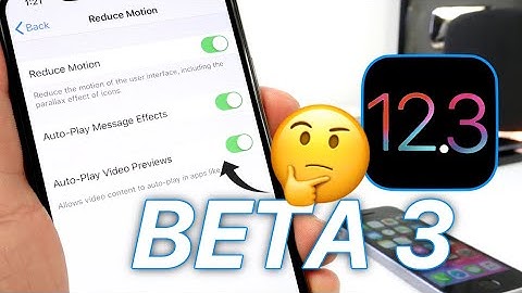 iOS 12.3 Beta 3 - Some Features Removed ?