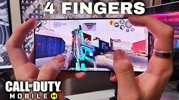 Best 4 Finger Claw HUD In CoD: Mobile (Phone Handcam Tutorial)