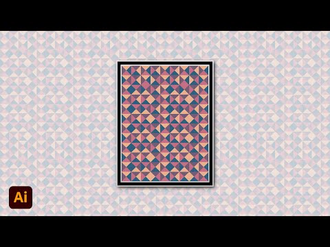 Geometric Pattern Design In Adobe Illustrator cc 2022 | Tutorial