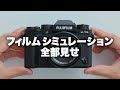 【FUJIFILM】富士フイルムのフィルムシミュレーション全見せ！（タイムライン活用、1.5倍速推奨）
