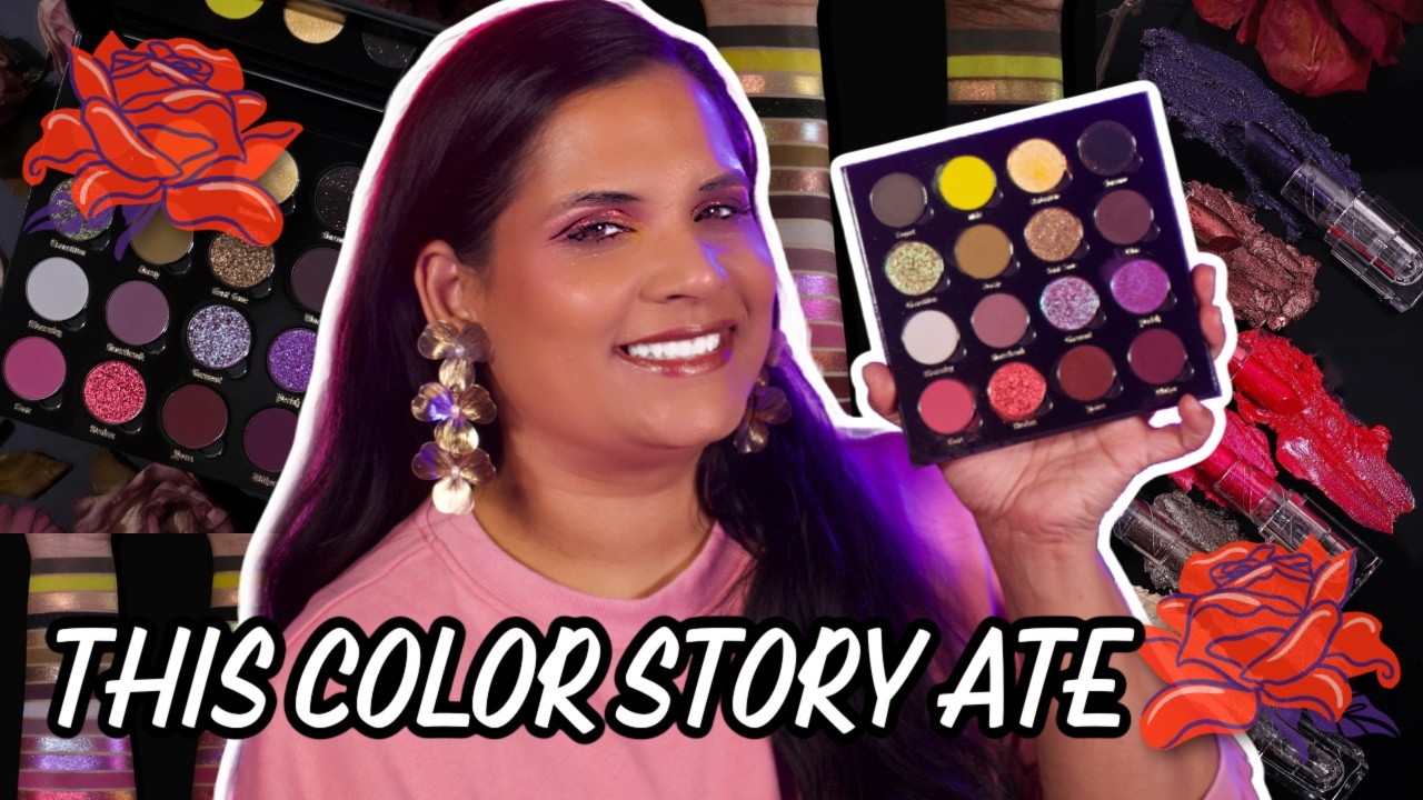 Презентация палетки Bella Beauté Bar Dead Roses Vol.2 🌹16 оттенков + бальзамы для губ Dream Spark...