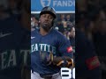 Randy Arozarena goes oppo at Yankee Stadium! #baseball #mlb #mariners #randyarozarena #homerun