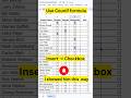 ✅ attendance sheet kaise banaye | attendance sheet in google sheets #excel #exceltips #shorts