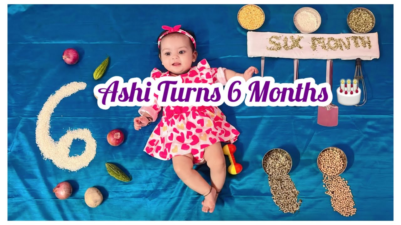 Baby Ashi Turns 6 Months 🎉 | Adorable Cake Cutting & Photoshoot Moments💞