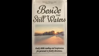 D.W. PASTOR BARRY - BESIDE THE STILL WATERS DEVOTIONAL 2020 - JANUARY 25 - IS GOD IN CONTROL?