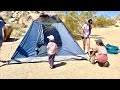 FIRST TIME CAMPING IN THE DESERT.. | Showering in the middle of nowhere