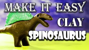 CLAY SPINOSAURUS TUTORIAL STAGE 1 – Clay Art of Spinosaurus Fight – Spinosaurus Dinosaur Making Easy