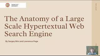 The Anatomy Of Large Scale Hypertextual Web Search Engine Elec 3 Project