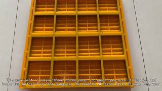 Polyurethane Screen Deck Panels for Vibrating Screens