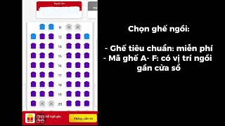 Instructions for online check-in on the Vietjetair app screenshot 3