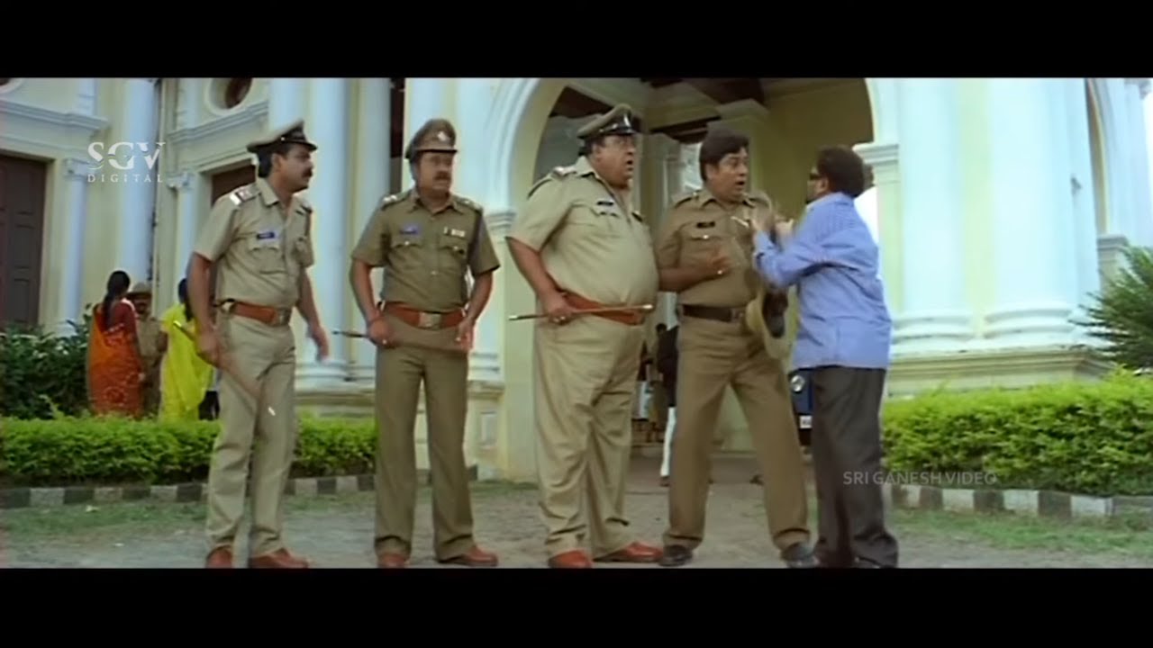 25 ಲಕ್ಷಕ್ಕೆ ಪೊಲೀಸ್'ಗೆ ಕಾಟ ಕೊಡುತ್ತಿರುವ ಸಾಧು ಕೋಕಿಲ Comedy | Rama Rama Raghurama Kannada Movie Parts 03