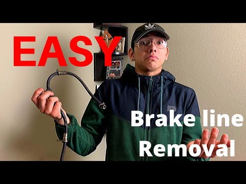 BRAKE LINE HOSE REPLACEMENT | EASY | on Honda Civic /Acura Integra