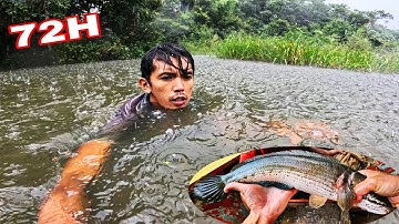 Nguy Hiểm Rình Rập 72H Sống Trên Đầm Lầy 7 Mẫu | Cắm Câu Cá Lóc Rừng 