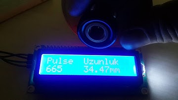 Rotary Encoder Length Measurement (Arduino)