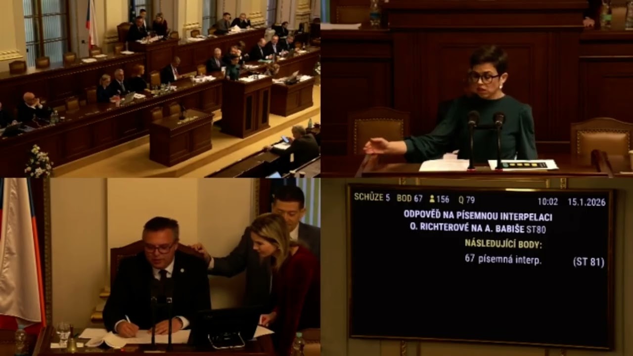 pěkný kolotoč v poslanecké sněmovně  15 1 2026