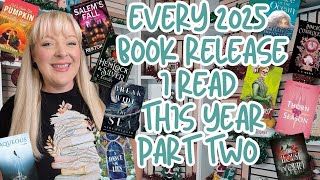 🥳 Every New 2025 Book Release I Read This Year: Part Two 🥳