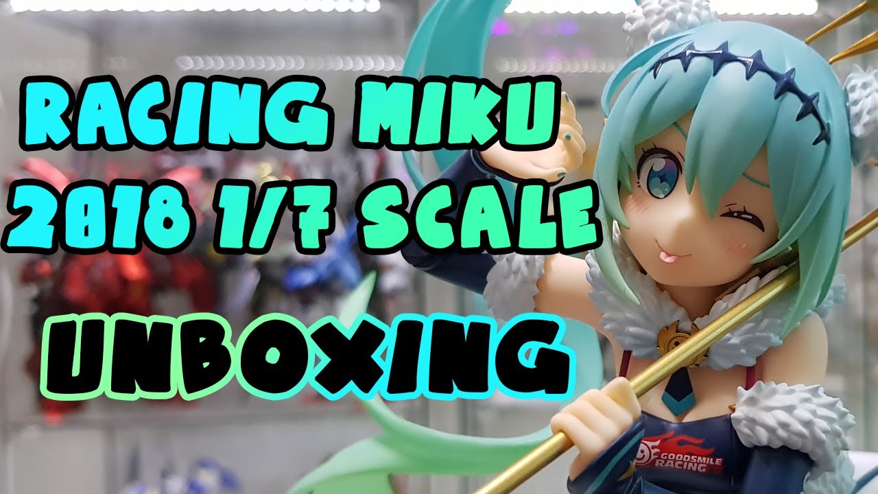 Unboxing Racing Miku 2018 1/7 Scale Good Smile Company