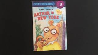 Arthur In New York, By Marc Brown
