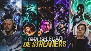 SELEÇÃO DE STREAMERS TREINANDO AO VIVO!!