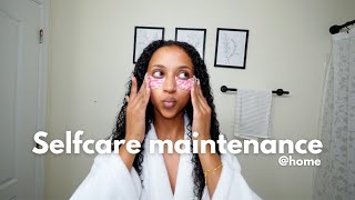 Midnight maintenance before my trip | Shave, Skincare, Curly hair routine, Wedding guest prep |