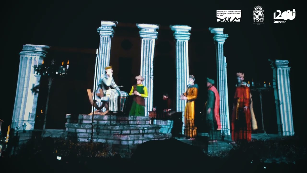 mapping navidad Jaén 2025. Patronato de Cultura y Turismo de Jaén.