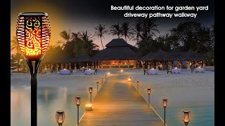 Best SMART Solar Light | Flickering Flame | Outdoor Lights for Yard |  Waterproof LED Night Light screenshot 5