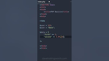 PHP in 60 Seconds: The Basics #php #project #technology