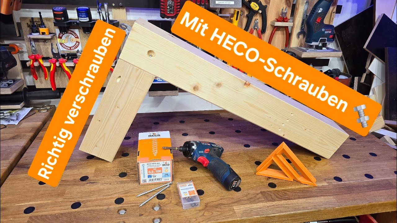 Sicher verschrauben mit HECO-TOPIX-plus CombiConnect Schrauben 🔩 | RPH