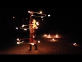 Hulahoop Dance Feuer / Fire Show, www.feuerhoop.ch. Claudia`s Feuershow