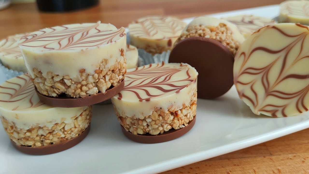 ZELLIGES. gâteaux pour l'Aïd marbrés au cacahuète sans cuisson. gâteau goût sneakers #gâteau