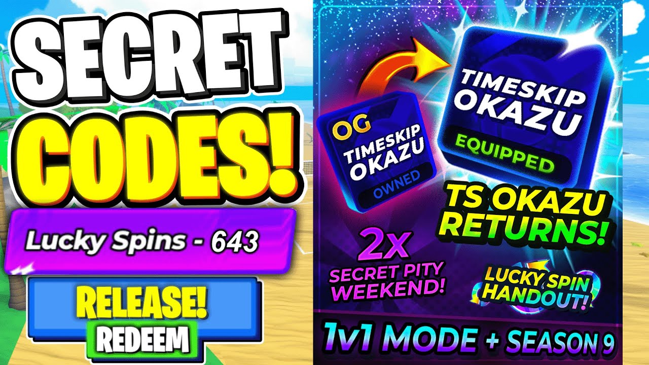 NEW CODES Volleyball (Haikyuu) Legends TIMESKIP OKAZU STYLE SPINS