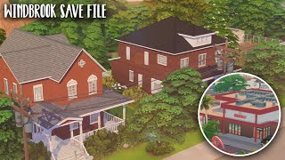 Super realistic save file 🐻 Windbrook 2.0...(Sims 4 Save File Overview)