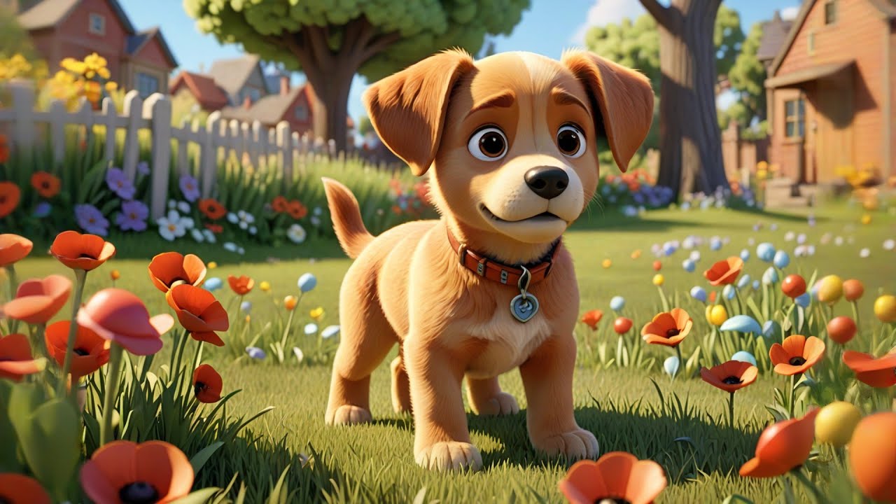 Cbeebies Poppy Animation Poppy Puppy Digs the Ground | Animal Song for Kids | Nursery Rhymes and ...