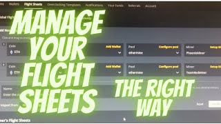 HiveOS Flight sheet, managing 1 rig Hiveos Cpu And Gpu In The Same Flight Sheet Step By Step Tutorial