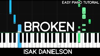 Isak Danielson - Broken (Easy Piano Tutorial)