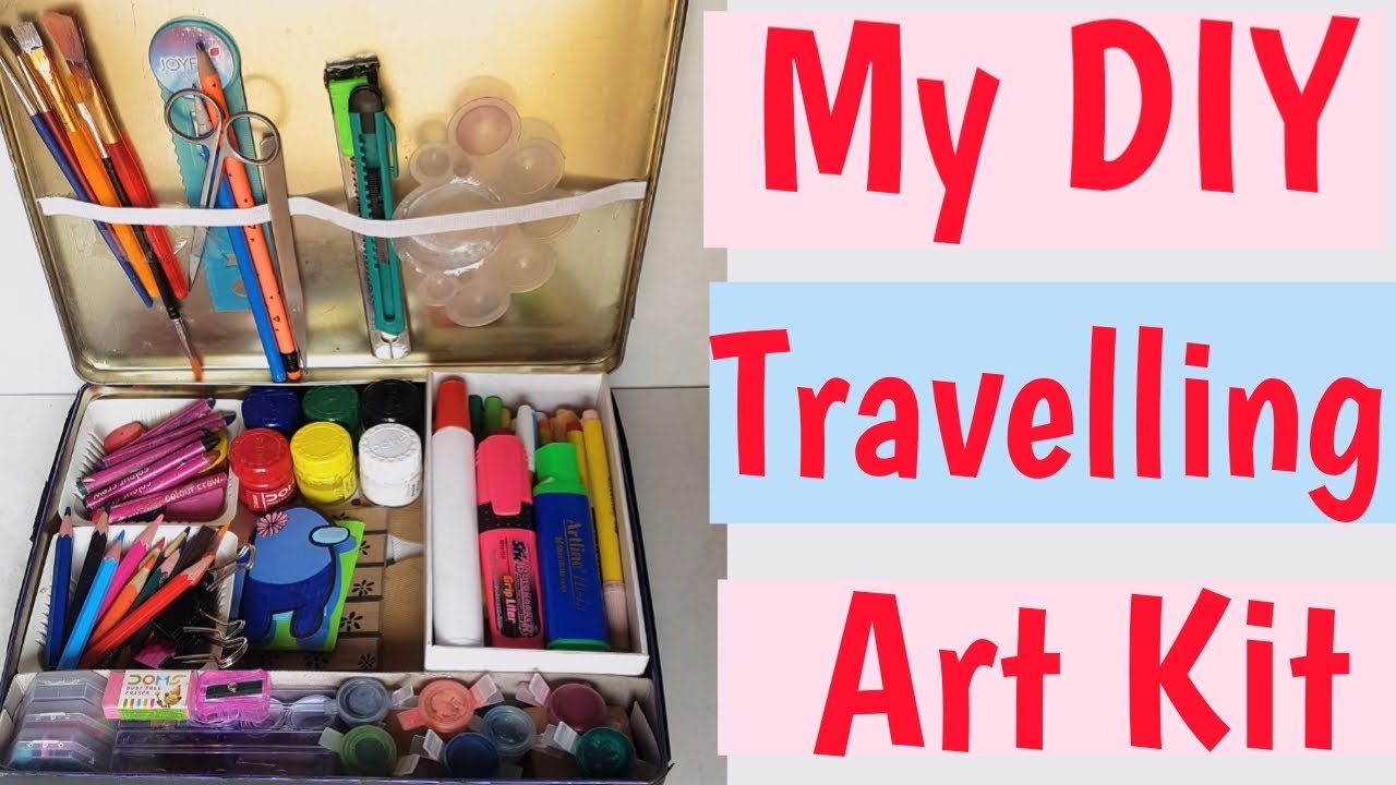 DIY Travel Art Kit under Rs:0/- 