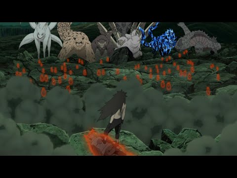 Madara vs Les Bijuu ( Vostfr )