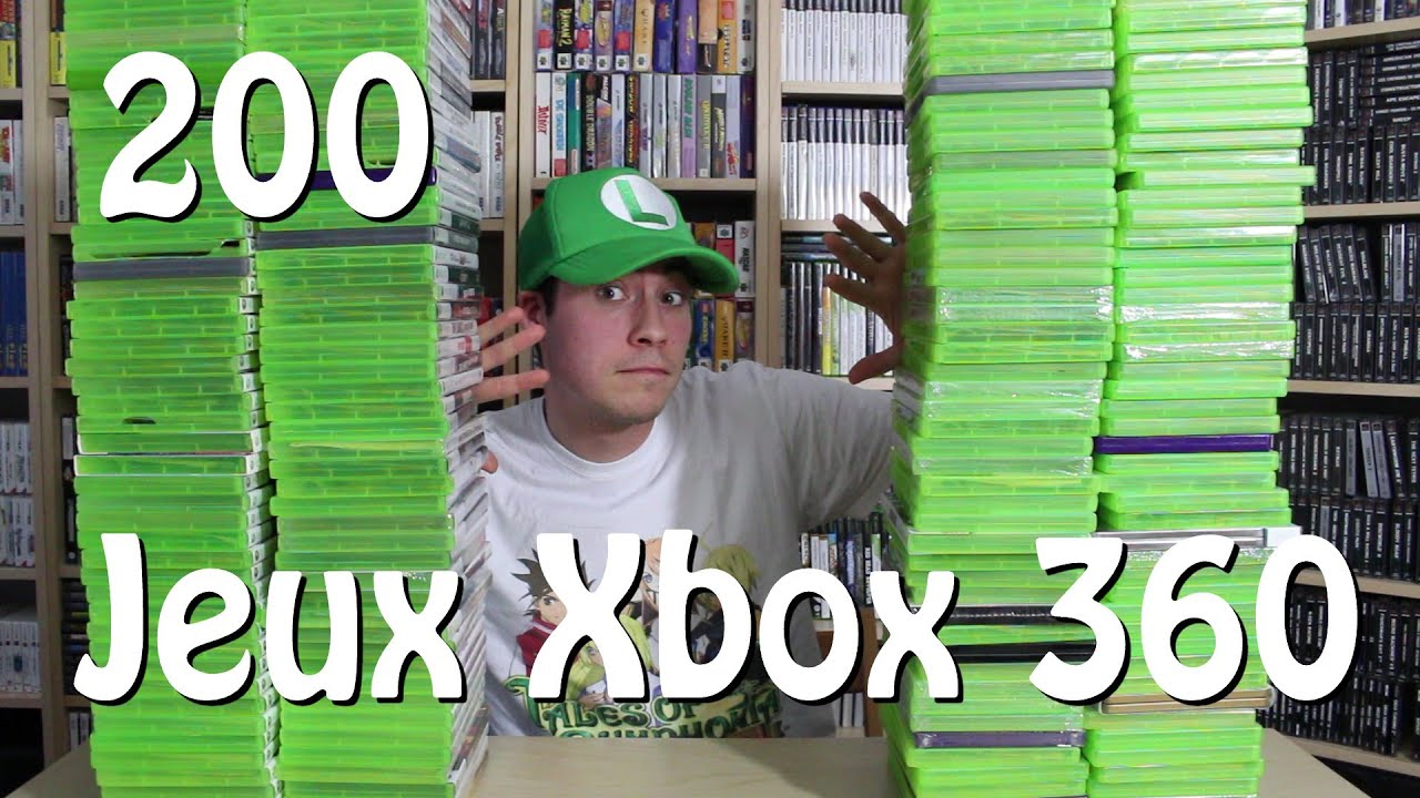 Ma collection de 200 jeux Xbox 360  YouTube