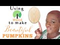 SIX DIY DOLLAR TREE PUMPKINS/ Easy High-End wood Fall decor 2022