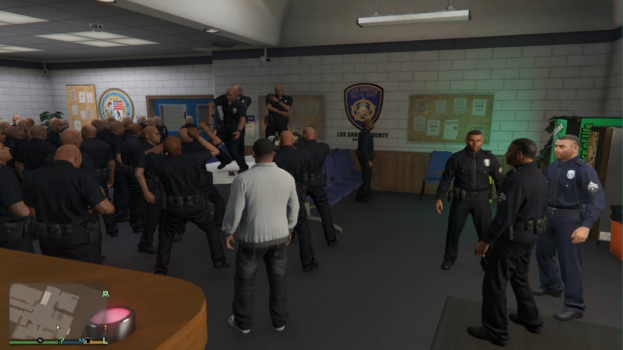 GTA 5 | Police Party Shootout + Five Star Escape | No Commentary - YouTube