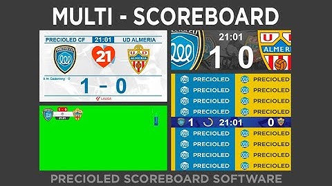 Multi-Screen, how manage few scoreboards. Precioled video scoreboard sports Software. Online Manuals