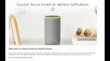 How To Turn Amazon Delivery Notifications on Amazon Echo