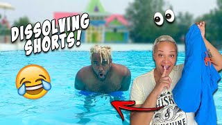 DISSOLVING Shorts Prank On Boyfriend!! *Hilarious*