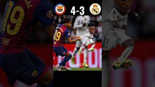 Barcelona 4-3 Real Madrid 🔥 El Clásico Thriller | Last-Minute Drama!