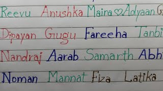 Live name Writing/Comment your name/name writing live/#calligraphy/#art/#live #shortslivestream