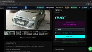 How to Bid Auction Vehicles Online | Vahan Bid Platform Demo | Salvage & Insurance Vehicles | Hindi